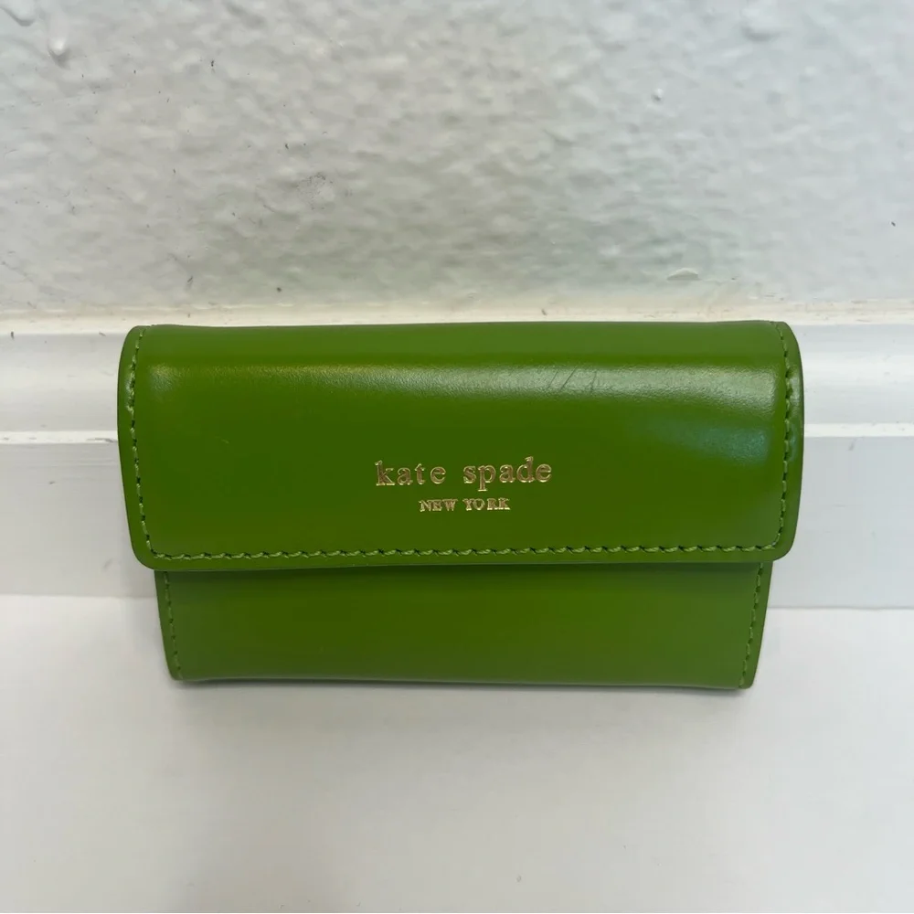 Kate Spade Green Business Card Holder
